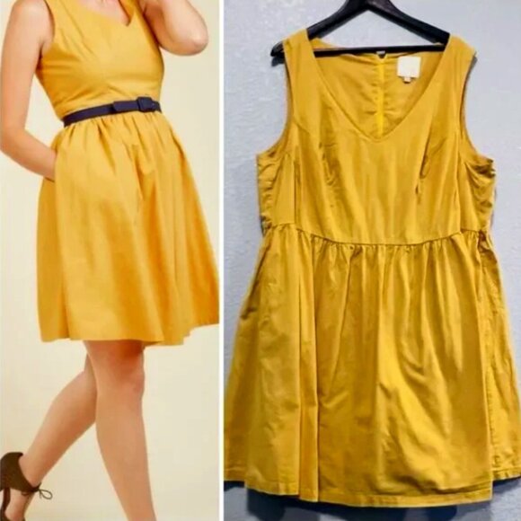 Modcloth🍋🌿Dress 🍋🌿Zest of the Bunch Style - Picture 3 of 10